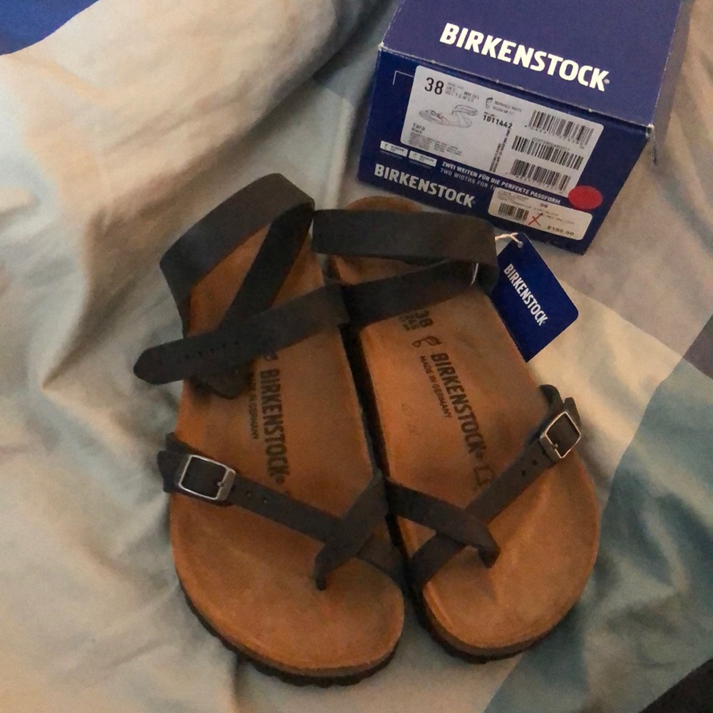 Birkenstock Yara Sandal Ankle Strap Black